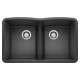KA-440184 Diamond Equal Double Bowl Sink Kit in Anthracite