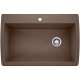 Diamond SILGRANIT 33.5" Super Single Dual Mount Kitchen Sink - Café, 440192