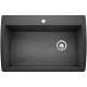 Diamond SILGRANIT 33.5" Super Single Dual Mount Kitchen Sink - Anthracite, 440194