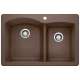 KA-440213 Diamond 1-3/4 Bowl Dual Mount Sink Kit in Caf