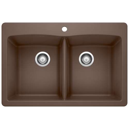 KA-440218 Diamond Equal Double Dual Mount Sink Kit in Caf