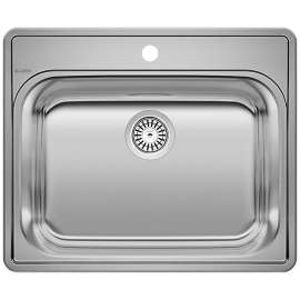 KF-441078 22-in X 25-in Essential Laundry Sink with Pull-Down Faucet and Strainer in Stainless Steel