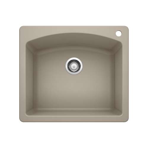 KA-441280 Diamond Single Bowl Dual Mount Sink Kit in Truffle