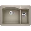 KA-441282 Diamond 1-1/2 Bowl Dual Mount Sink Kit in Truffle