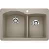KA-441283 Diamond 1-3/4 Bowl Dual Mount Sink Kit in Truffle