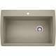 KA-441287 Diamond Super Single Dual Mount Sink Kit in Truffle