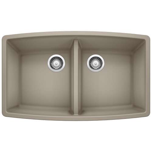 KA-441290 Performa Equal Double Bowl Sink Kit in Truffle