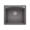 KA-441463 Diamond Single Bowl Dual Mount Sink Kit in Cinder