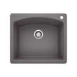 KA-441463 Diamond Single Bowl Dual Mount Sink Kit in Cinder