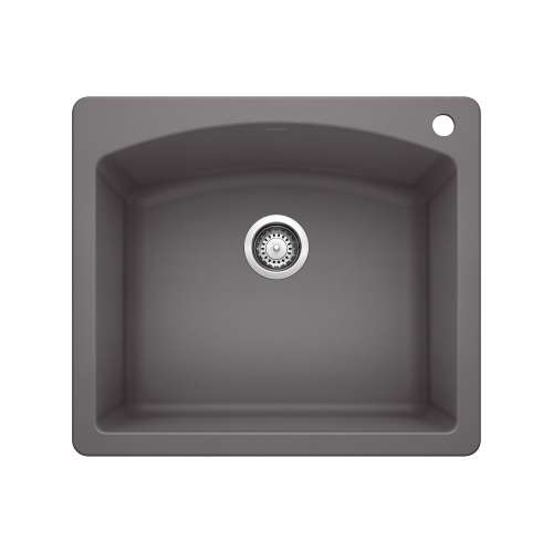 KA-441463 Diamond Single Bowl Dual Mount Sink Kit in Cinder