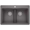 KA-441466 Diamond Equal Double Dual Mount Sink Kit in Cinder
