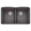 KA-441470 Diamond Equal Double Bowl Sink Kit in Cinder