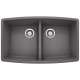 KA-441473 Performa Equal Double Bowl Sink Kit in Cinder