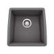 Performa SILGRANIT 17" Undermount Bar Sink - Cinder, 441475