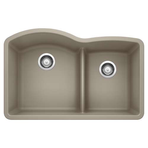 KA-441596 Diamond 1-3/4 Low Divide Sink Kit in Truffle