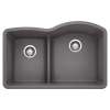 KA-441600 Diamond 1-3/4 Low Divide Reverse Sink Kit in Cinder