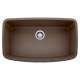 Valea SILGRANIT 32" Super Single Undermount Kitchen Sink - Café, 441613