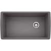Diamond SILGRANIT 33" Super Single Undermount Kitchen Sink - Cinder, 441764