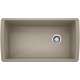Diamond SILGRANIT 33" Super Single Undermount Kitchen Sink - Truffle, 441765