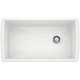Diamond SILGRANIT 33" Super Single Undermount Kitchen Sink - White, 441767