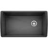 Diamond SILGRANIT 33" Super Single Undermount Kitchen Sink - Anthracite, 441768