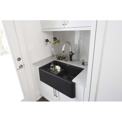 KF-442031 Artona Pull-Down Kitchen Faucet with Soap Dispenser in Anthracite/Stainless