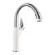 Artona Pull-Down Dual-Spray Kitchen Faucet - PVD Steel/White, 442036