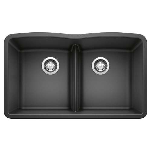 KA-442075 Diamond Equal Double Low Divide Sink Kit in Anthracite