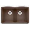 KA-442078 Diamond Equal Double Low Divide Sink Kit in Caf