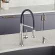 Empressa Semi-Pro Pull-Down Dual-Spray Kitchen Faucet - PVD Steel, 442509