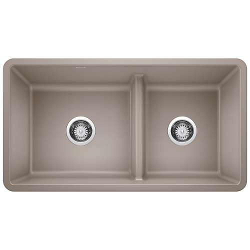KA-442522 Precis Reversible 1-3/4 Low Divide Sink Kit in Truffle