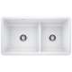 KA-442524 Precis Reversible 1-3/4 Low Divide Sink Kit in White