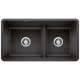 KA-442525 Precis Reversible 1-3/4 Low Divide Sink Kit in Anthracite