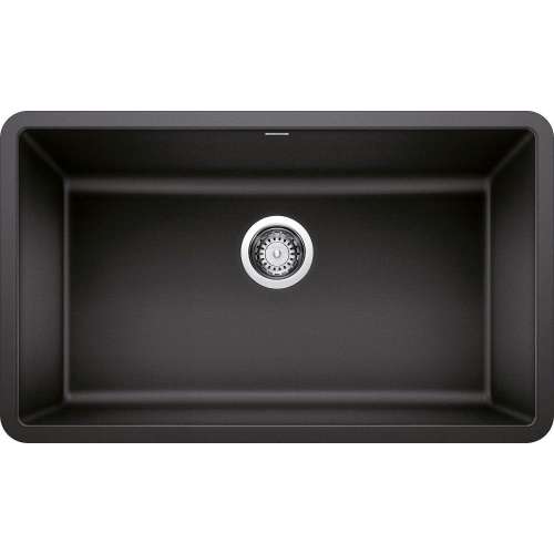 Undermount 30 in. Single Sink Kit including Dual Finish Pull-Down Faucet and Decorative Basket Strainer