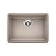 Precis SILGRANIT 25" ADA Single Bowl Undermount Kitchen Sink - Truffle, 442540
