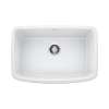 Valea SILGRANIT 27" Single Bowl Undermount Kitchen Sink - White, 442551