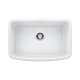 Valea SILGRANIT 27" Single Bowl Undermount Kitchen Sink - White, 442551