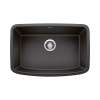 Valea SILGRANIT 27" Single Bowl Undermount Kitchen Sink - Anthracite, 442552