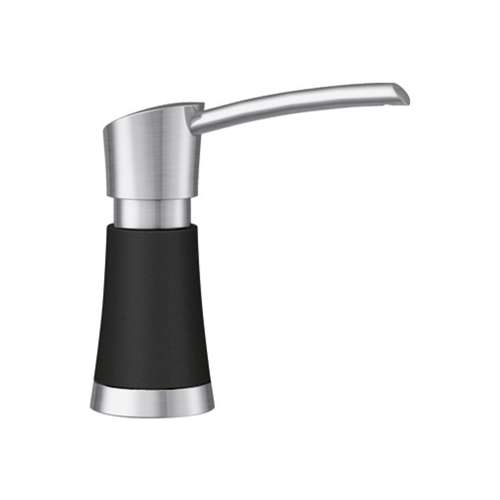 Artona Soap Dispenser - PVD Steel/Coal Black, 442902