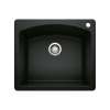 KA-442905 Diamond Single Bowl Dual Mount Sink Kit in Coal Black