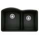 KA-442909 Diamond 1-3/4 Bowl Sink Kit in Coal Black