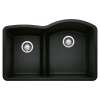 KA-442911 Diamond 1-3/4 Low Divide Reverse Sink Kit in Coal Black