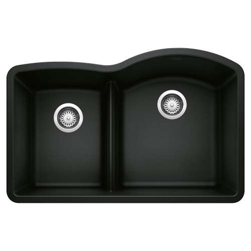 KA-442911 Diamond 1-3/4 Low Divide Reverse Sink Kit in Coal Black