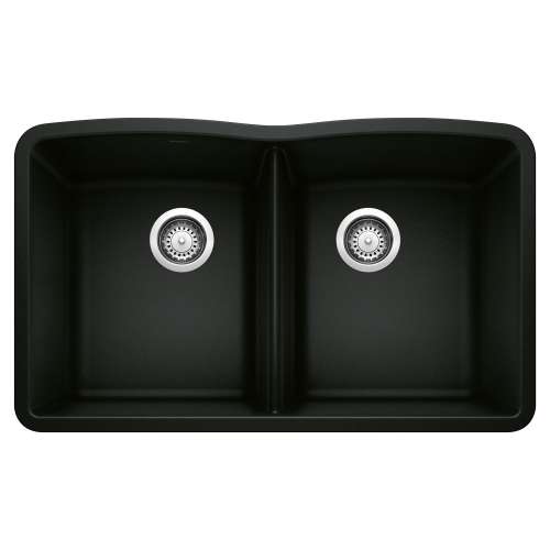 KA-442913 Diamond Equal Double Bowl Sink Kit in Coal Black