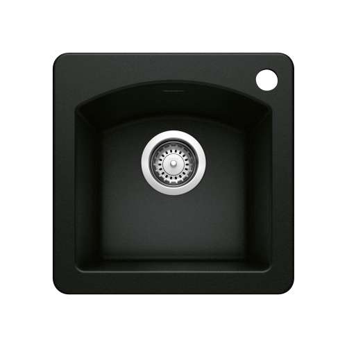 KA-442915 Diamond Bar Sink Dual Mount Sink Kit in Coal Black