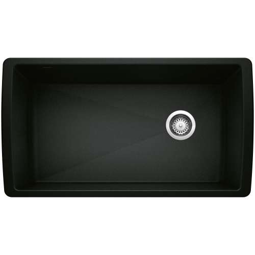 KA-442916 Diamond Super Single Bowl Sink Kit in Coal Black