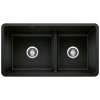 KA-442925 Precis Reversible 1-3/4 Low Divide Sink Kit in Coal Black