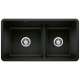 KA-442925 Precis Reversible 1-3/4 Low Divide Sink Kit in Coal Black