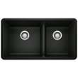 KA-442926 Precis 1-3/4 Bowl Sink Kit in Coal Black