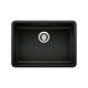 KA-442929 Precis 25" ADA Single Bowl Sink Kit in Coal Black